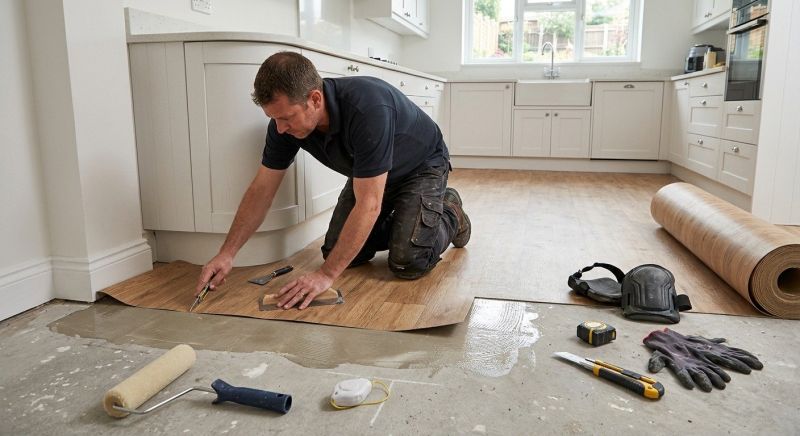 Sheet Linoleum Installation in Weatherford, TX