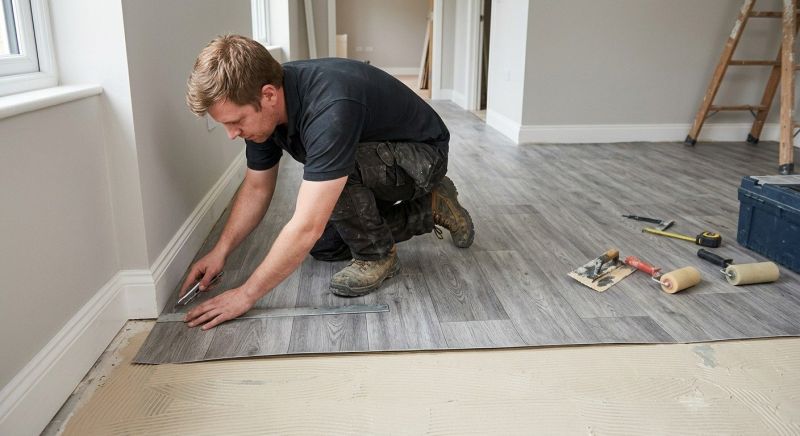 Sheet Vinyl Installation in Weatherford, TX